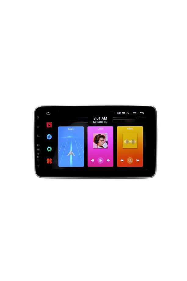 Araç Multimedya Ekran - 4 Gb Ram - 64 Gb Hdd - 360 Dönen Single Din Universal Android Double Teyp - 3