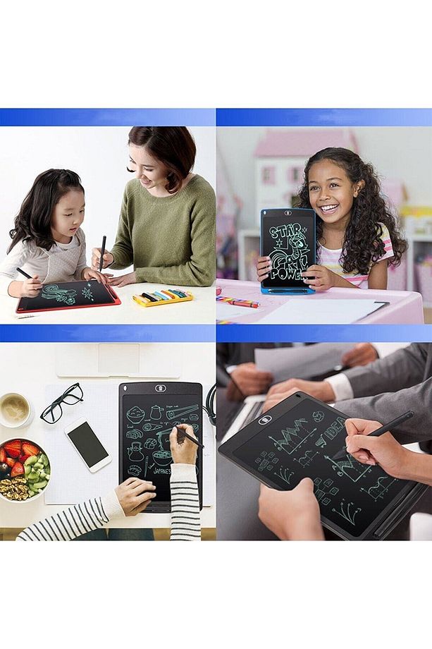 Writing Tablet Lcd 8.5 Inç Uyumlu Dijital Kalemli Çizim Yazı Tahtası Grafik Eğitim Tableti 1 Adet - 8