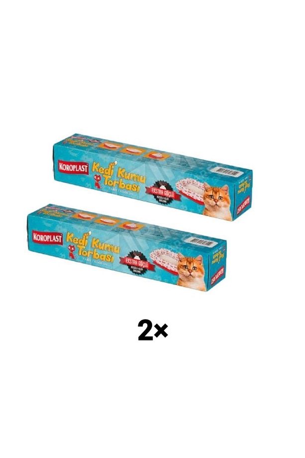 Kedi Kumu Torbası Çöp Poşeti Temizlik Evcil Hayvan Hijyen 2 Adet - 4