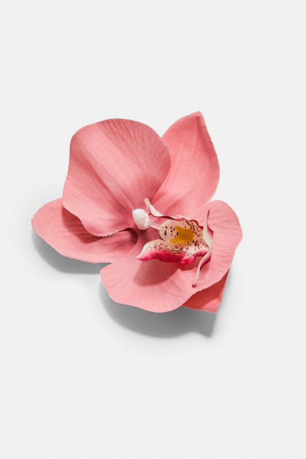 2'li Orkide Çiçekli Saç Tokası Seti - 3