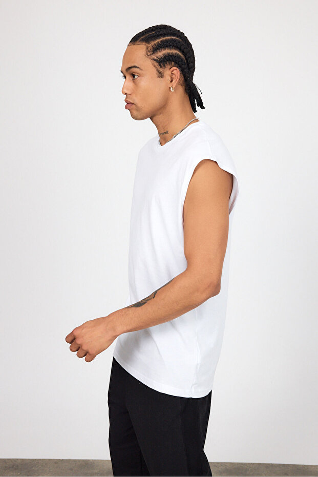 قميص داخلي مريح من القطن الممشط للرجال مقاس كبير - 7