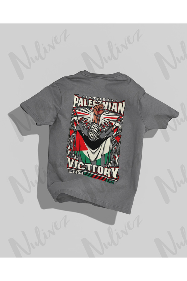 Palestine Design Printed High Quality Compact Unisex Oversize T-Shirt
