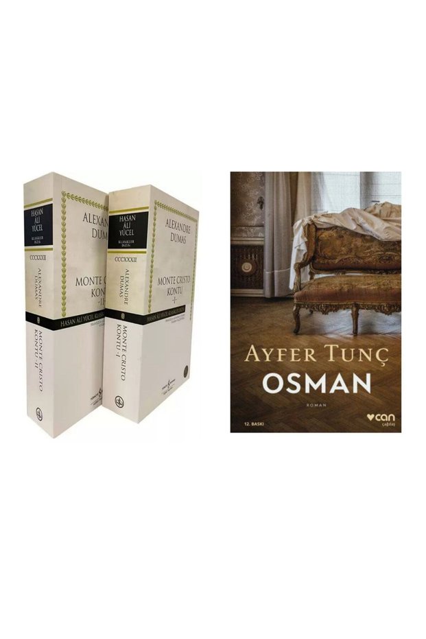 Monte Cristo Kontu - 2 Book Sets - Alexandre Dumas - Osman - Ayfer Tunç
