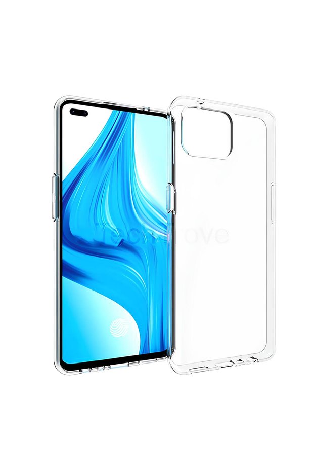 Case for Oppo Reno 4 Lite Flexible and Transparent Tpu Silicone Cover