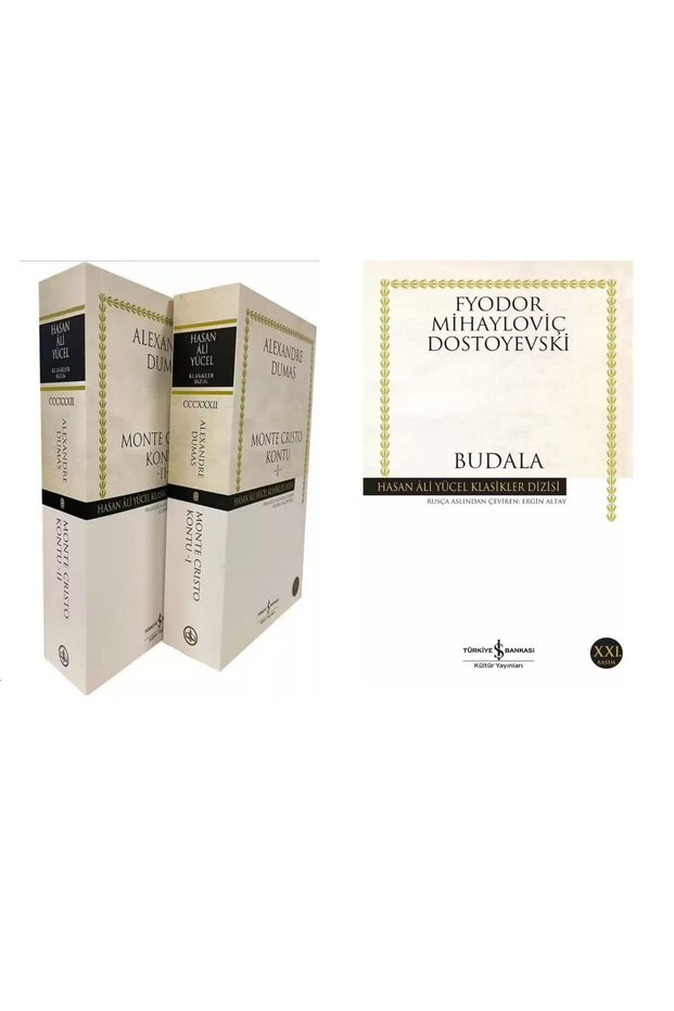 Monte Cristo Kontu - 2 Book Sets - Alexandre Dumas - Budala - Fyodor Mihayloviç Dostoyevski