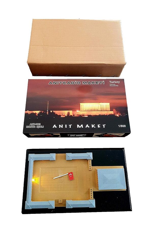 Anıtkabir Maketi Monte Led Işıklı 29x17 Cm - 5
