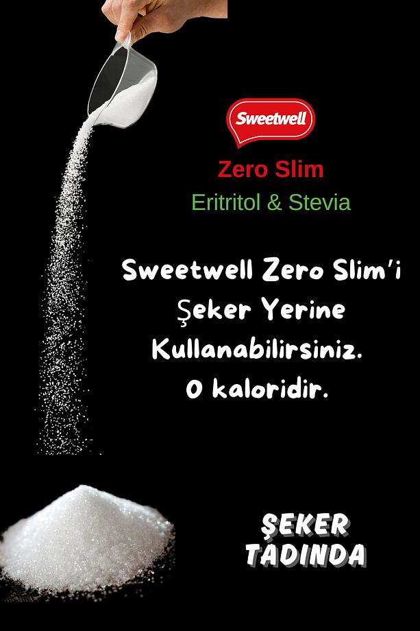 Zero Slim Stevia & Eritritol Tatlandırıcı 400 Gr x 3 Adet Şekersiz, 0 Kalori, Keto ve Vegan Uyumlu - 6