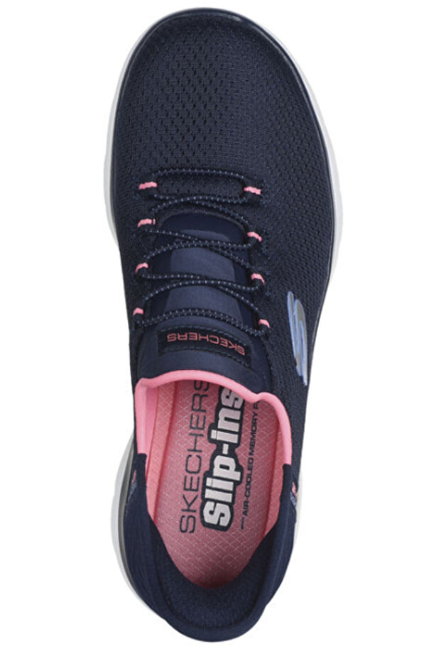 SKECHERS SUMMITS DIAMOND DREAM women's sneakers blue - 2