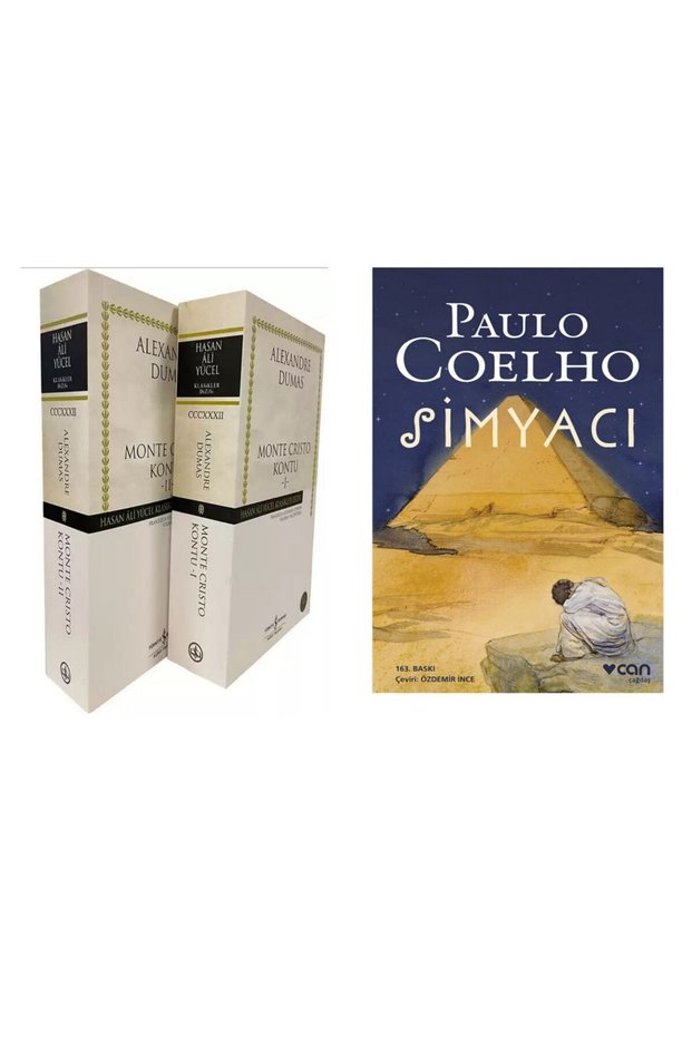 Monte Cristo Kontu - 2 Book Sets - Alexandre Dumas - Simyacı - Paulo Coelho