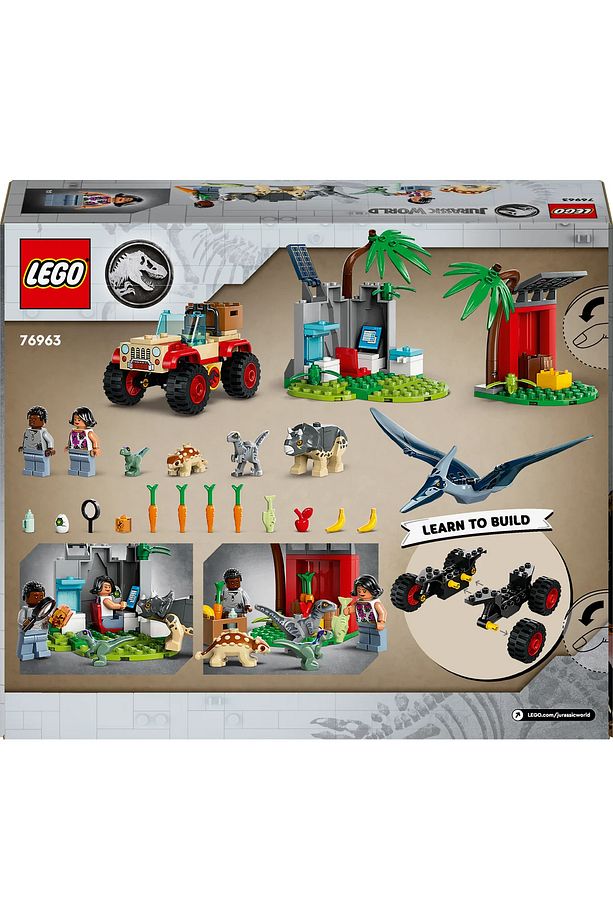 ® Jurassic World Yavru Dinozor Kurtarma Merkezi 76963 - 4+ Oyuncak Dinazor Yapım Seti (139 Pr) - 5
