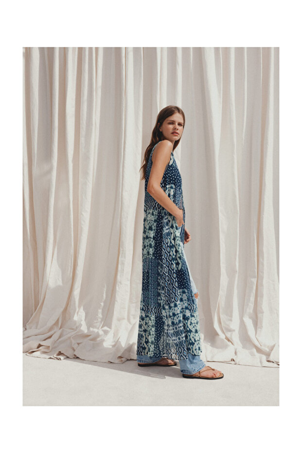 Petrolblaues Mädchenhemd 77062934 - 7