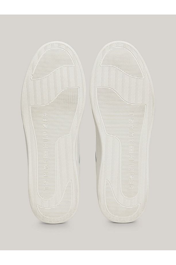 Logolu Kalın Tabanlı Deri Sneaker Ayakkabı  AYAKKABI FW0FW08076 YBL - 5