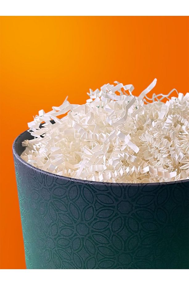 1 Kg Zigzag Kırpık Kağıt , Kırpıntı Kağıt * Ekru / Krem - 1