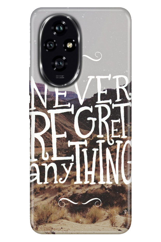 Honor 200 Case Decorative Silicone Printed A58 Cover Never