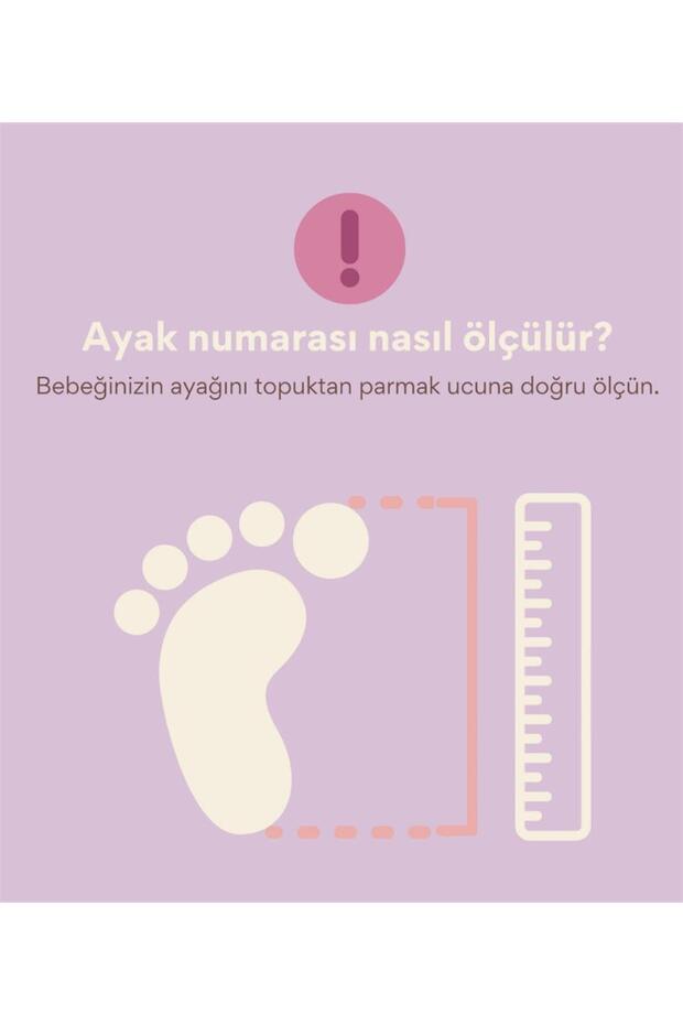 Pamuklu Kaydırmaz Ilk Adım Bebek Patik - 6