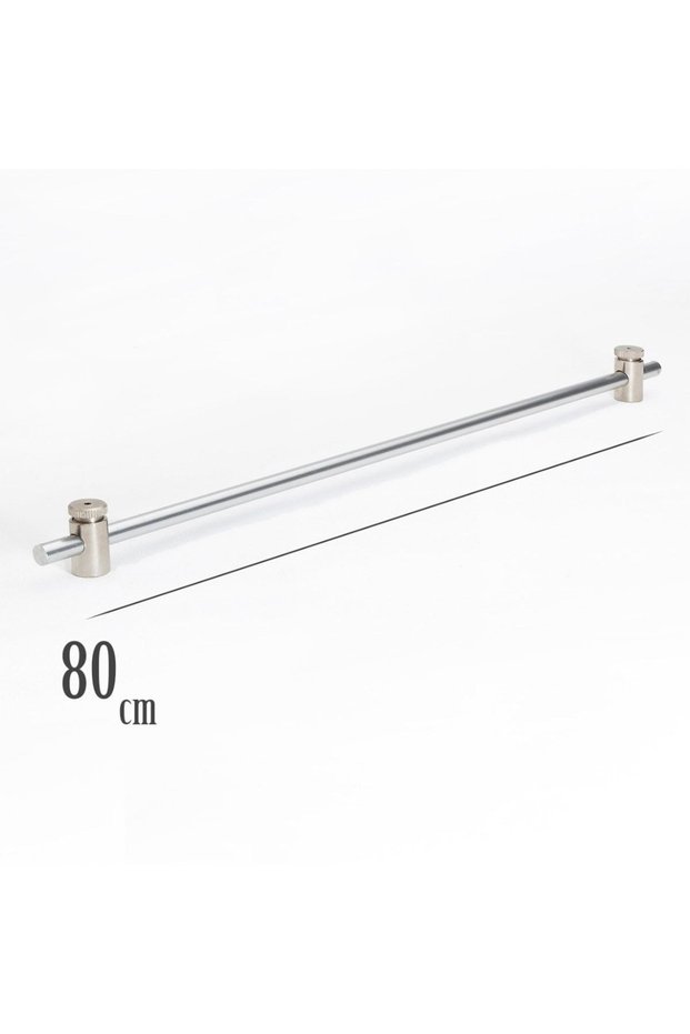 Metal Briz Curtain Rod 80cm
