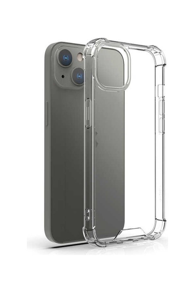 Case for iPhone 13 Ultra Protection Clear Anti Shock Case + Glass Screen Protector