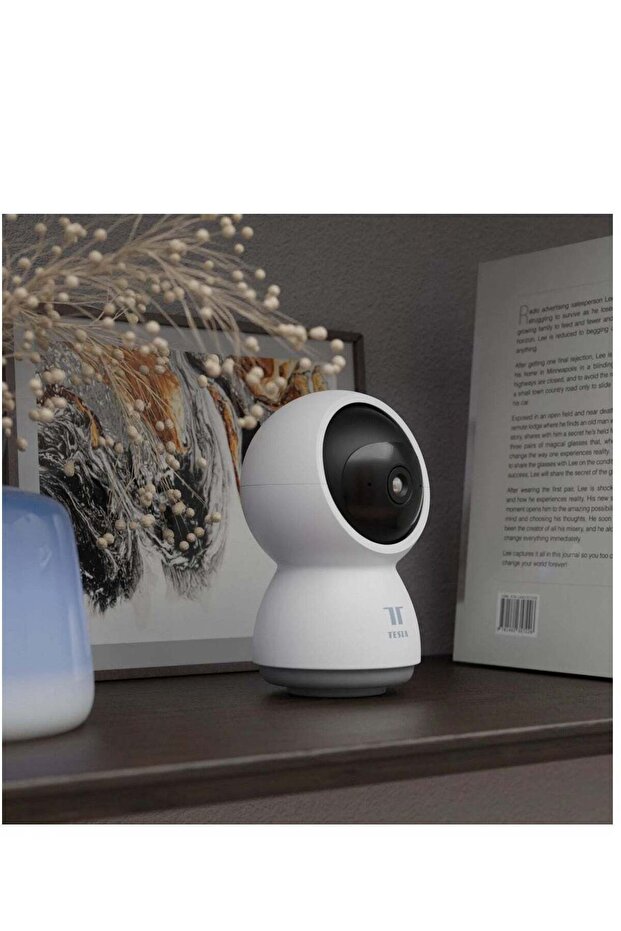 Smart 360 Degree Security Camera with Automatic Motion Tracking & Two-Way Communication & Tesla App - 5