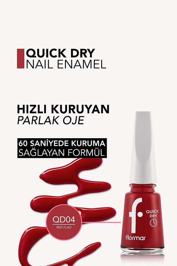 Hızlı Kuruyan İnce Yapılı & Parlak Bitişli Oje 11 ml. - 4