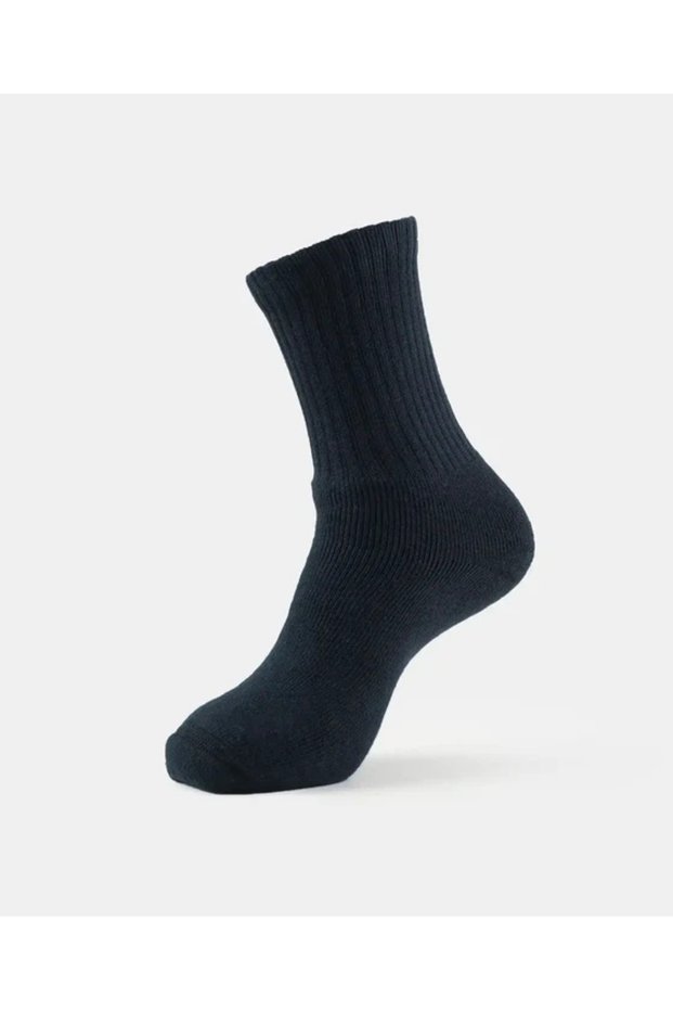 Sport Crew Socks 7035-01 Black for Men