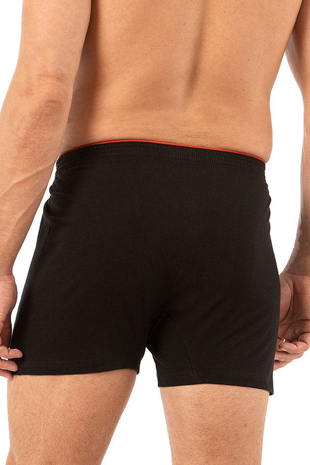 Özkan 0041 3'lü Paket Erkek %100 Pamuklu Şardonlu Klasik Rahat Kesim Havlu Bel Süprem Penye Boxer - 3