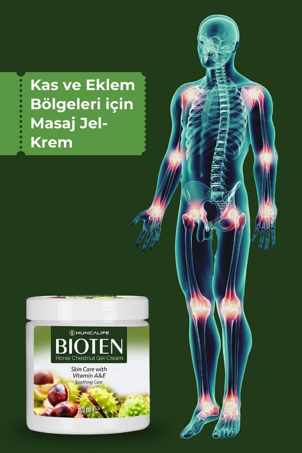 Bioten At Kestanesi Kas Ve Eklemler Için Masaj Jeli, Masaj Kremi 500 ml ( 2 Adet X 500 ml ) - 5