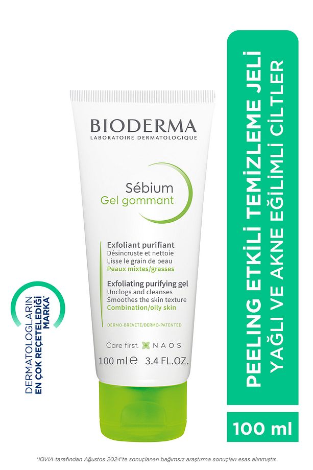 Sebium Siyah Nokta Gözenek Karşıtı Salisilik ve Glikolik Asit İçeren Yüz Temizleme Peelingi 100 ml - 1