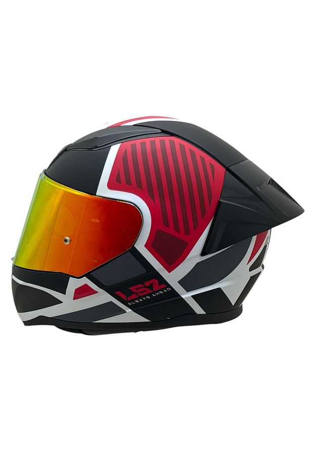 RAPID 2 GRID BEYAZ-KIRMIZI KASK FULL SET - 2