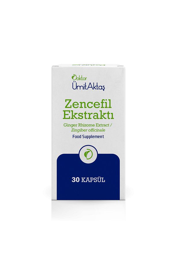 Zencefil Ekstraktı - Microenkapsüle 30 Bitkisel Kapsül - 1
