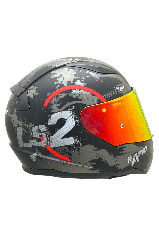 RAPID 2 CIRCLE KIRMIZI CAM KASK - 4