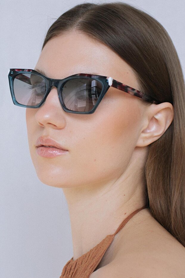 نظارة شمسية فافنير زرقاء متدرجة - 3