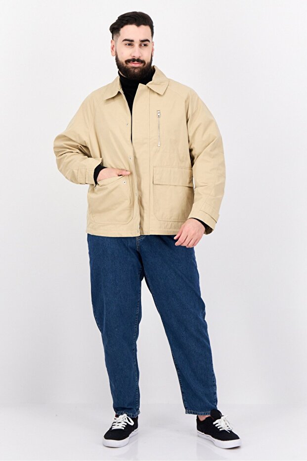 قميص رجالي سادة، بني - 4