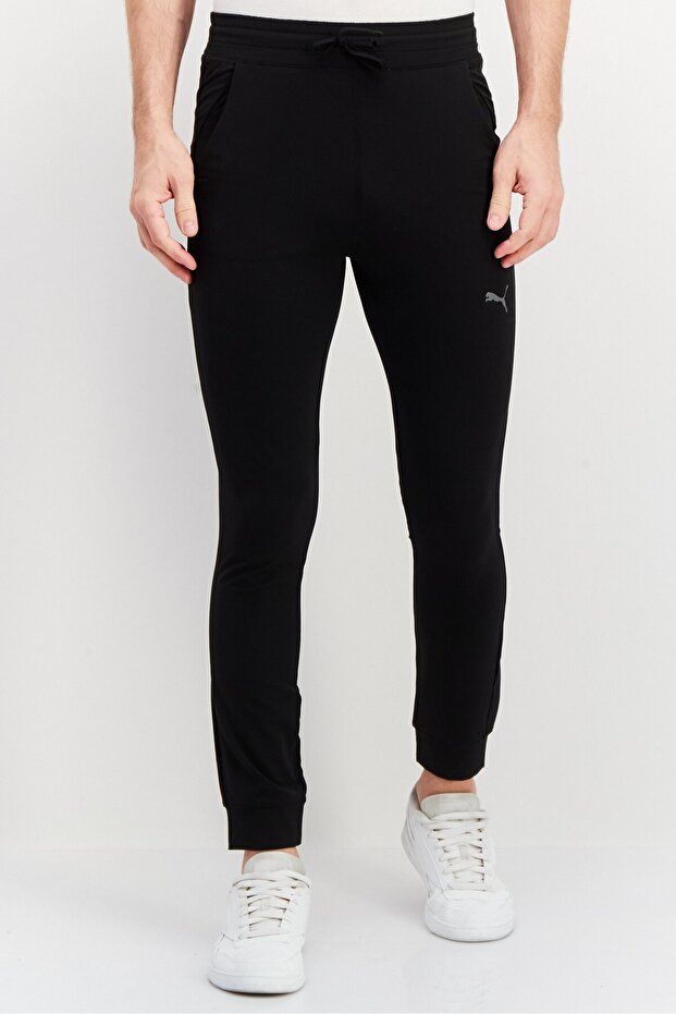 Men Sportswear Fit Training Track Pants, Black