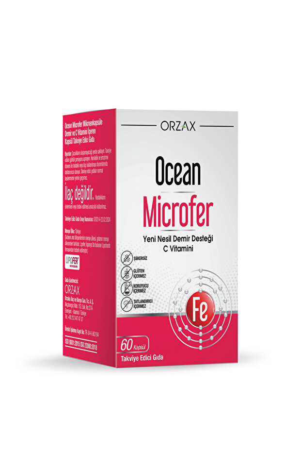 Microfer 60 Kapsül - (SKT: 11/2027)