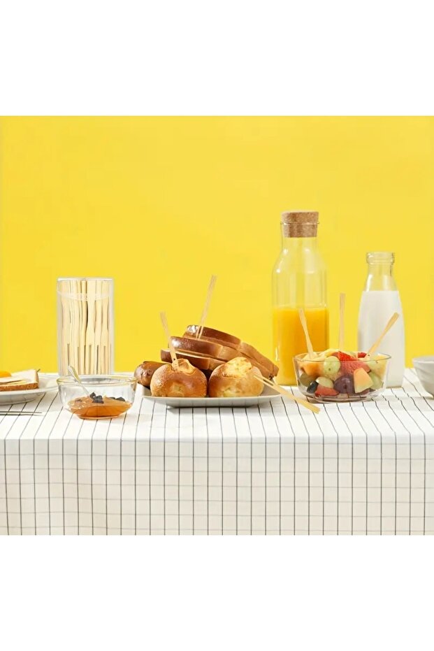 Çatallı Bambu Kürdan 9cm -100 Adet - 3