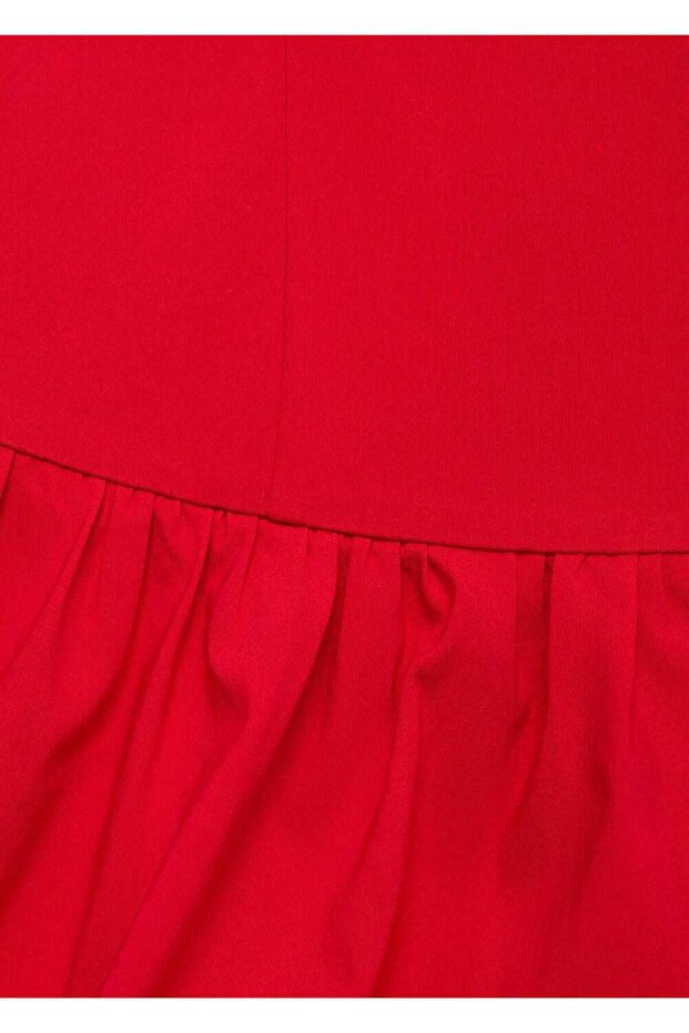 Balon Kısa Elbise - 6