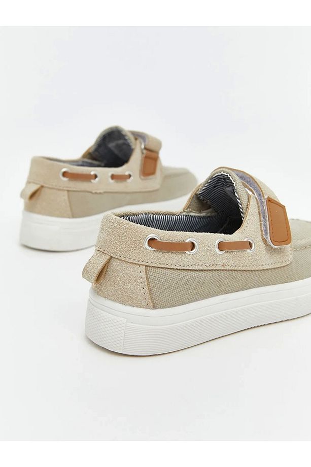 LCW STEPS Bej Cırt Cırtlı Erkek Çocuk Spor Ayakkabı - 5