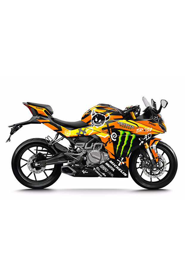 Cfmoto Sr250 Monster Graphic Kit Sticker Set