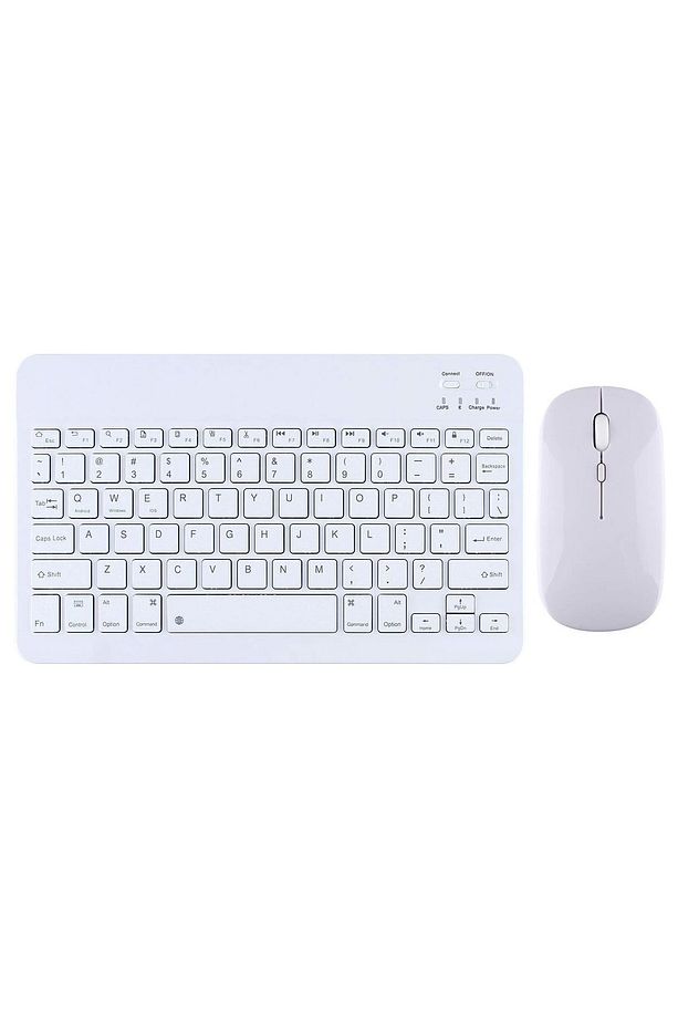 Tüm Cihazlara Uyumlu Akıllı Taşınabilir Şarj Edilebilir Kablosuz Bluetooth Klavye Mause - 2