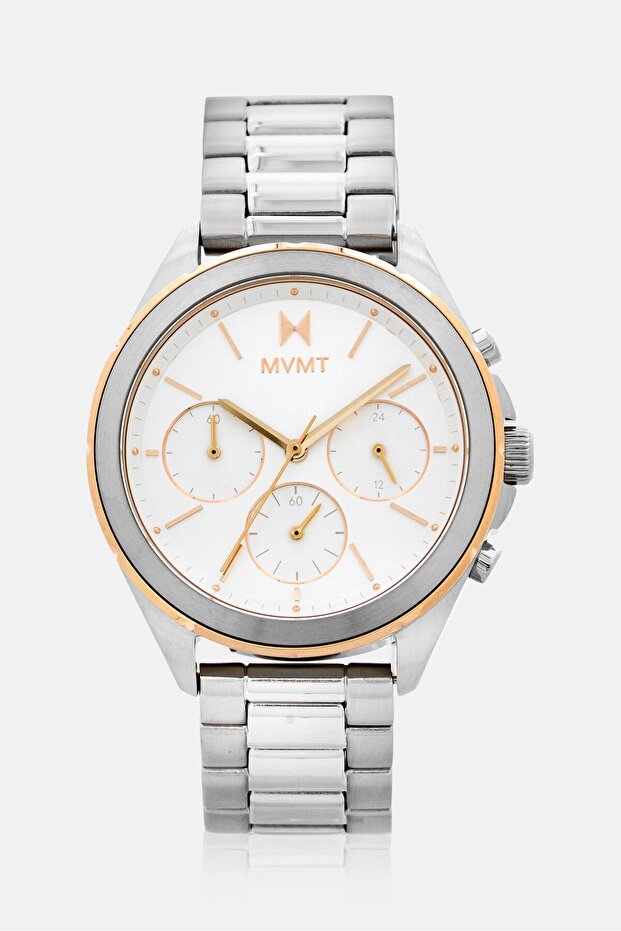 Women 28000127-D Stainless Steel Watch 39 mm, Silver - 1