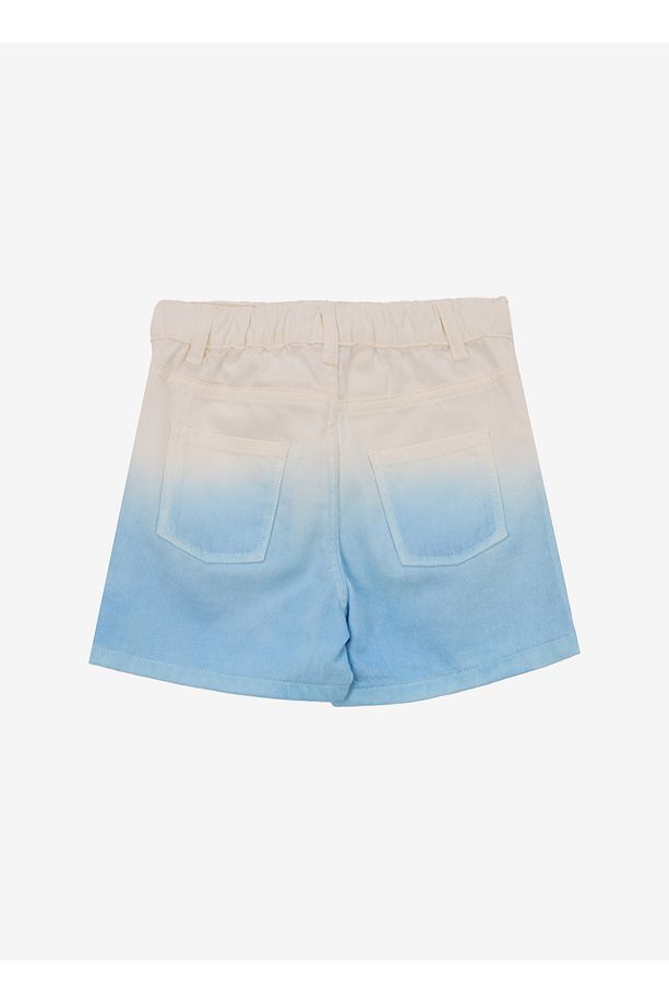 Yüksek Bel Standart Mavi Kız Çocuk Denim Şort BRB5SG-SRT6437 - 2