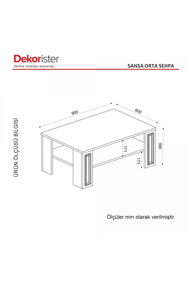Sansa طاولة قهوة موديل - 4