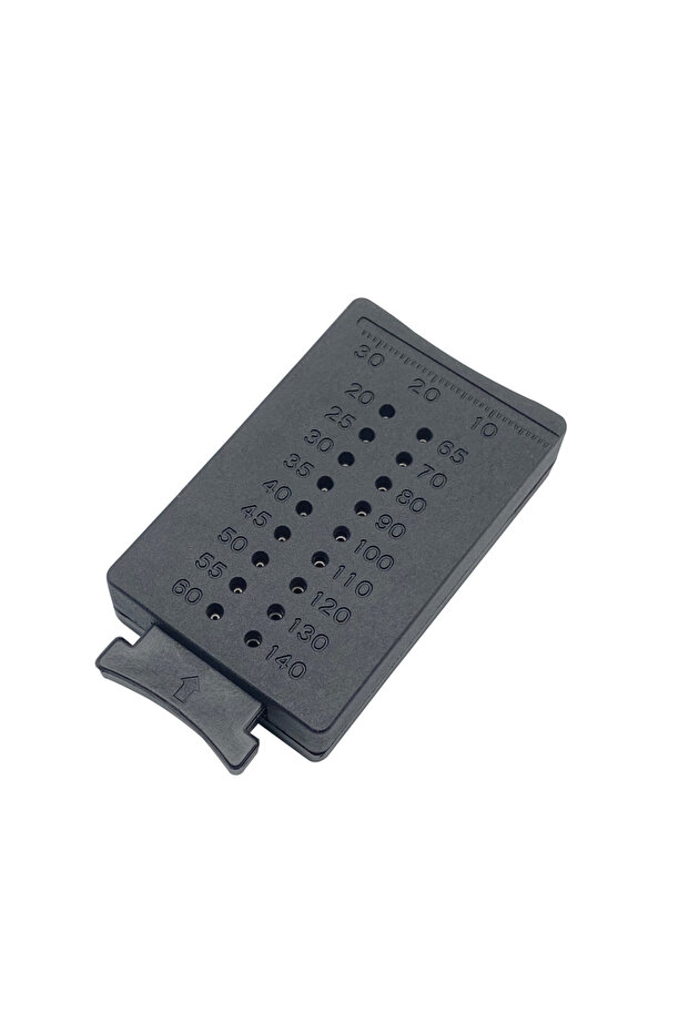 Black Dental Endo Rulers for gutta percha point Gauge Calibrating measuring ruler Span Measure Scale