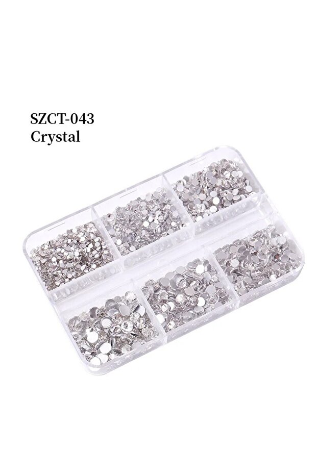 SS6-SS20-أبيض 6 شبكات SS6-20 مقاسات مختلطة وردي برونزي فضي أحجار الراين المسطحة أحجار كريمة ألماس لامع