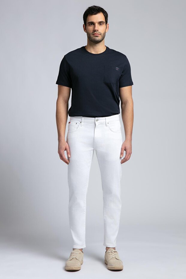 Normal Bel Slim Tapered Men's Denim Trousers 252 Lcm 121061 London Cedef Weft