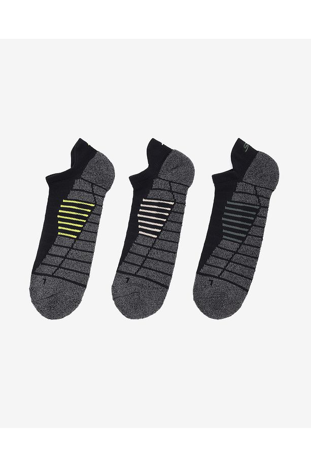 1/2 TERRY LOW CUT W/ HEEL TAB - 3'LÜ PAKET ERKEK ÇORAP Erkek Siyah Çorap S119006H-001 - 1