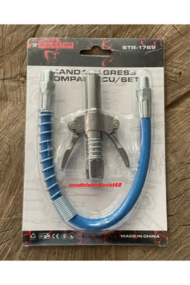 Yaylı Gres Pompa Ucu Mandallı Gres Pompa Hortum Ve Başlığı - 2