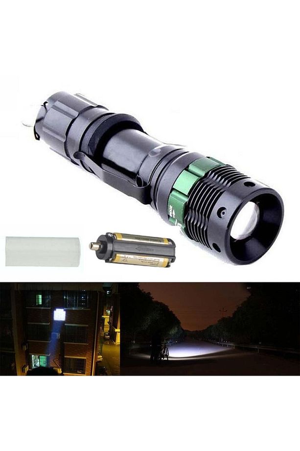 Cree Q5 Uzun Menzil El Feneri - Zoom - Aaa Destekli - 5