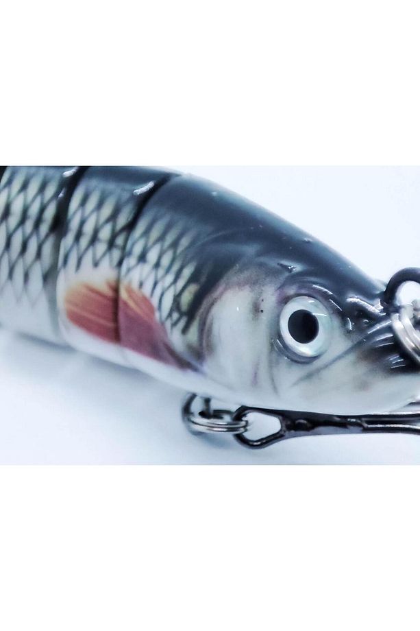 8 Eklemli 3d Oynak Rapala 13.5gr Sahte Balık Yem Wobblers Swimbait Tuzlu Ve Tatlı Su - 9