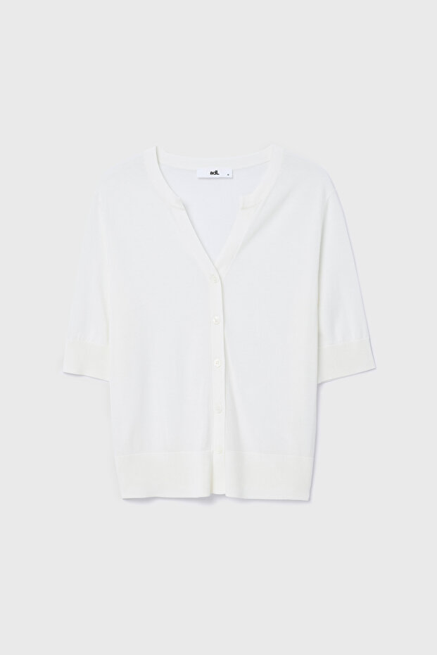 V Yaka Triko Hırka - 6